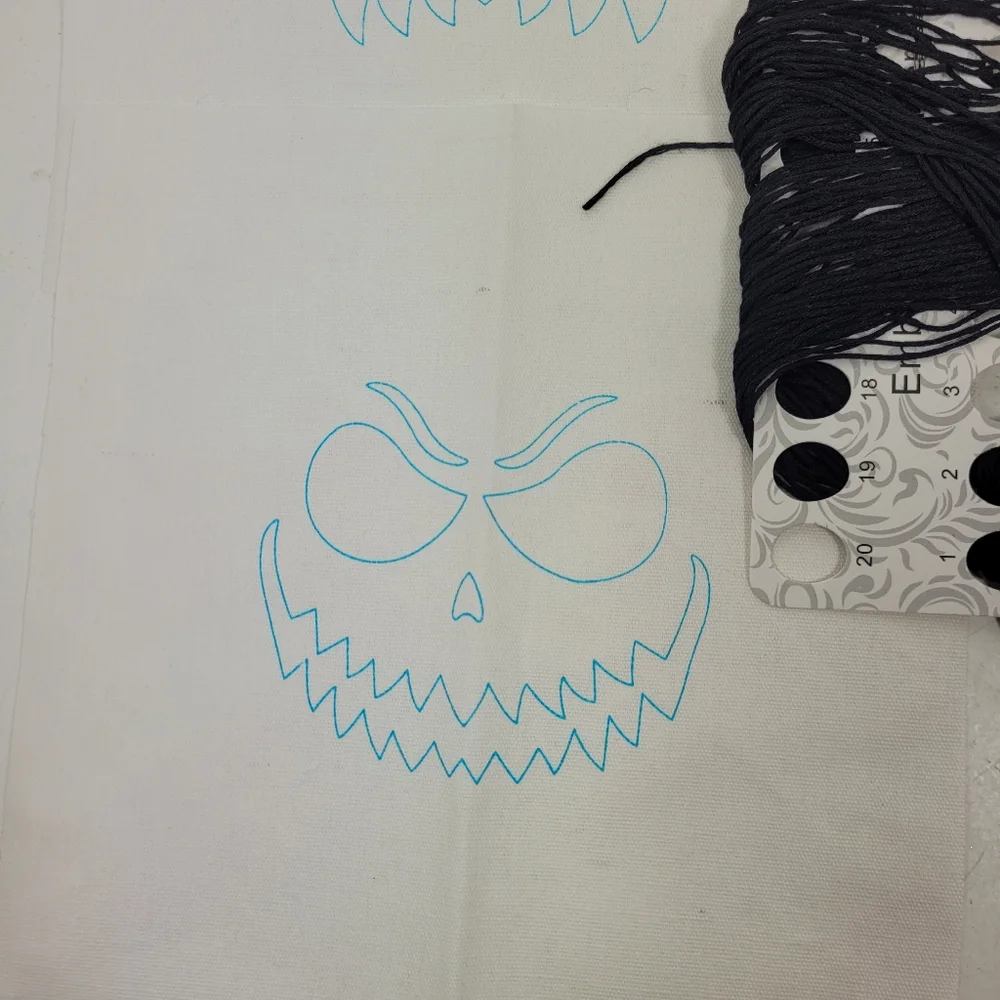 Halloween Embroidery DIY Kit with Hoops - Picture 13 of 16